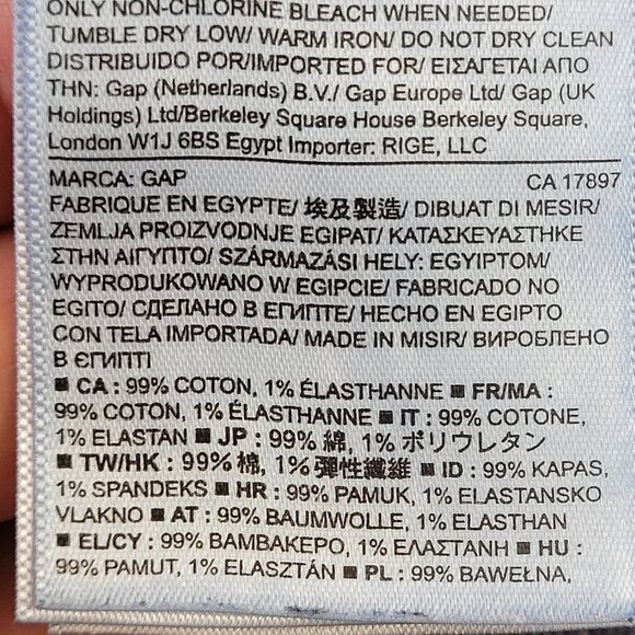 Gap Woman’s dark blue authentic flare jeans size 29 Short - Picture 11 of 12